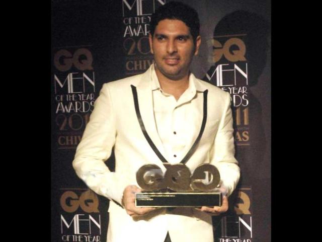 Yuvraj Singh is the proud recipient of the award.