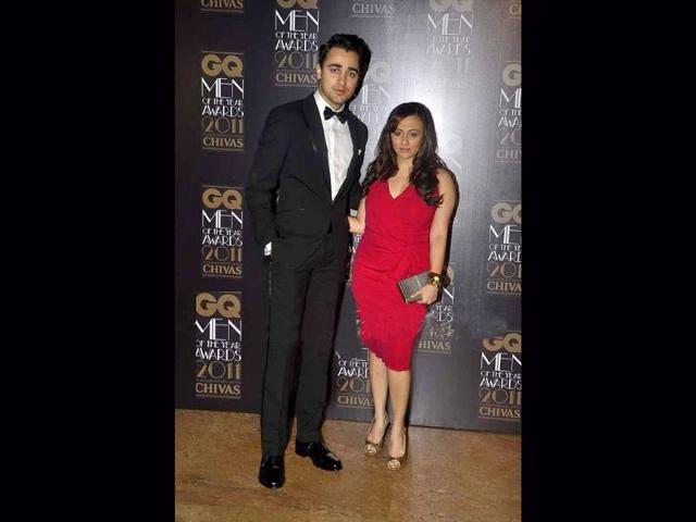 Imran Khan and wife Avantika arrive at the GQ Men of the Year awards.