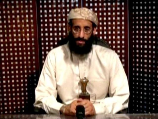 File photo of Anwar al-Awlaki, a US-born cleric linked to al Qaeda's Yemen-based wing.