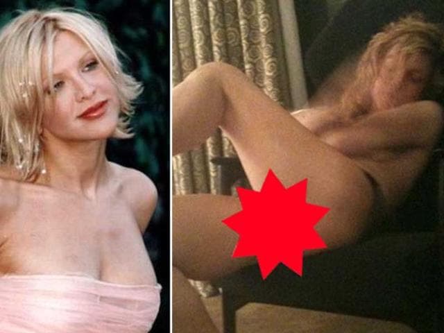 Courteny Love posted a nearly nude pic on Twitter.