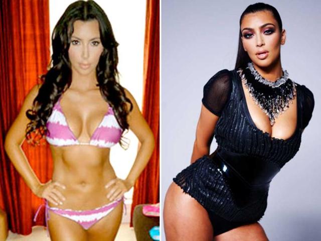 Kim Kardashian posted her picture in a skimpy bikini and asked her fans, "Too much?"