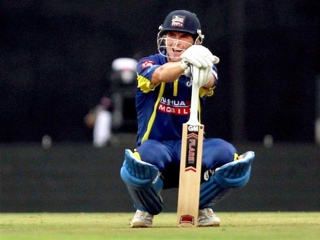 Cape Cobras' Dane Vilas during the Champions league T20-2011 match against Trinidad and Tobago in Chennai.