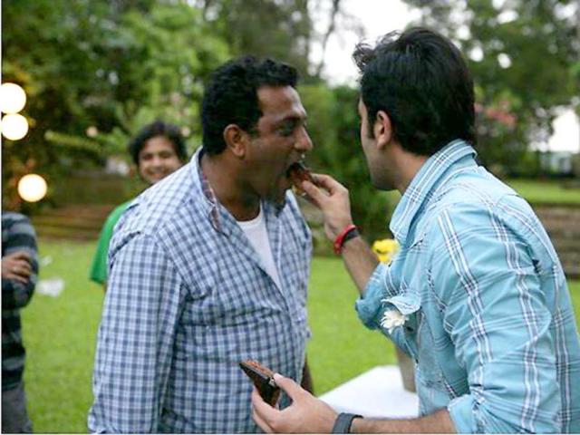 Ranbir with Barfee director Anurag Basu.