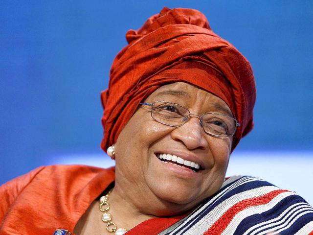 Liberian President Ellen Johnson-Sirleaf.