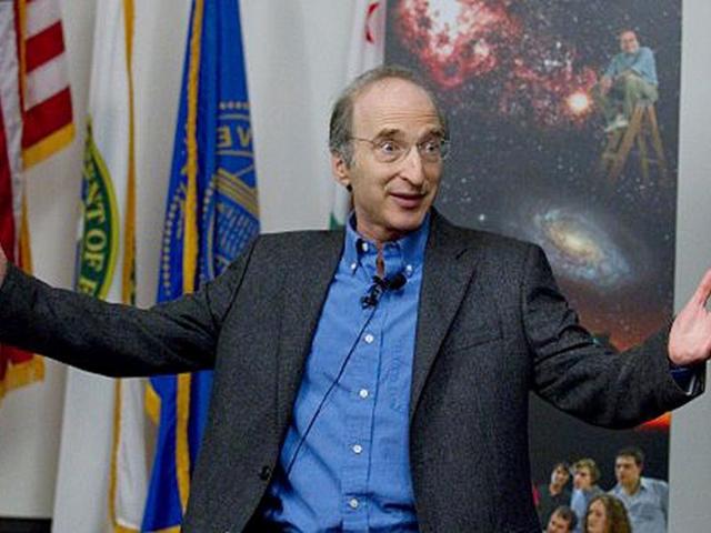 Nobel Prize winner for Physics Saul Perlmutter speaks at a press conference in Berkeley, California.