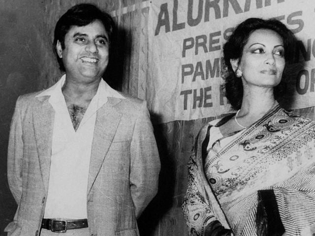 File photo of the artist with his wife Chitra Singh in their prime.