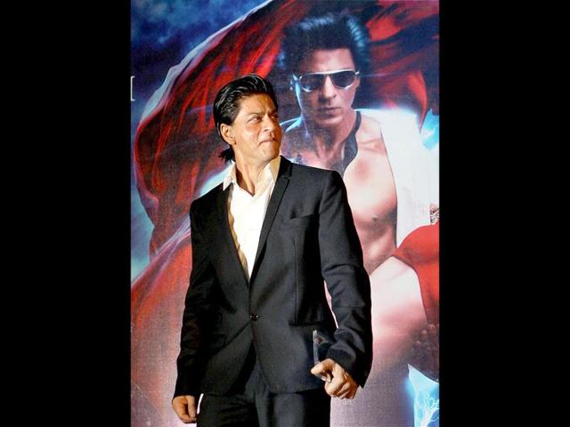 SRK recently launched audio CD of Tamil version of the film in Chennai.