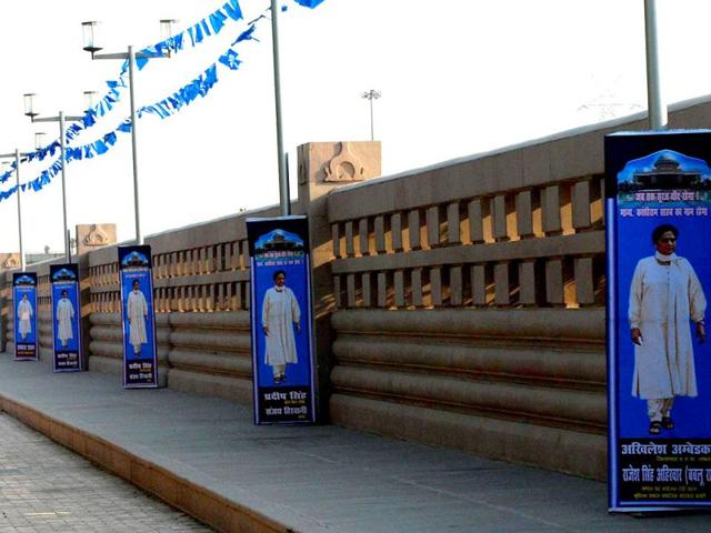 Twenty statues of elephants and fountains with bronze elephants have also been installed in the park. Photo by Rishi Ballabh/HT photos