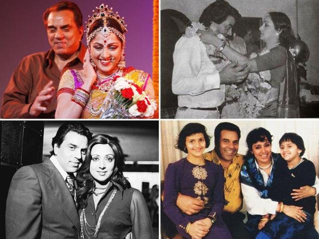 Hema fell in love with her co-star Dharmendra during the filming of Sholay. She eventually married him in 1980. Before they married, they both converted to Islam, since Dharmendra was already married to Prakash Kaur.