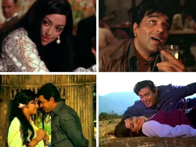 Hema played double role in Seeta Aur Geeta opposite Dharmendra and Sanjeev Kumar.