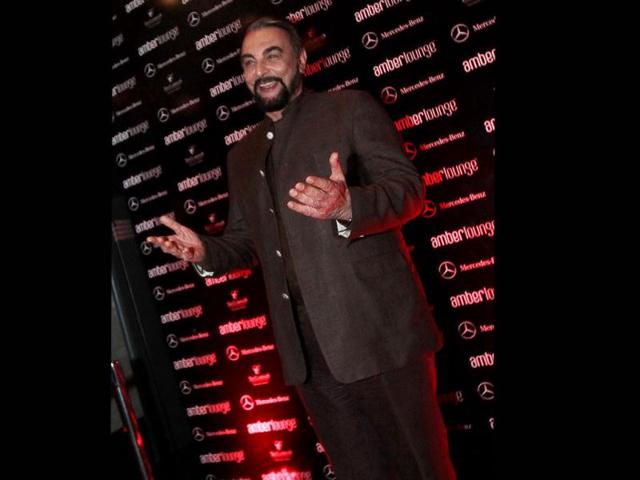 Kabeer Bedi at F1 party at Amber Lounge.