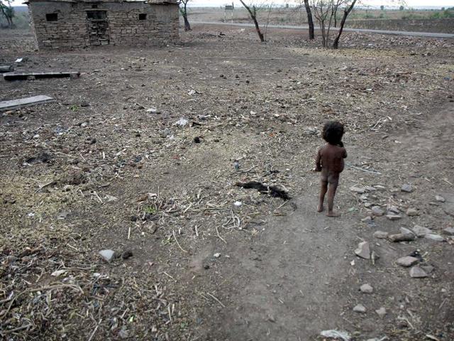 A Sahariya child in Amrod Sarana village in Baran district. The Centre stopped giving money to the Rajasthan government in 2009-10 for the Sahariya welfare scheme because the state failed to provide proof that it had spent these funds.