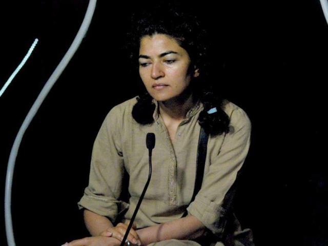 Mandeep Bevli looks dejected.