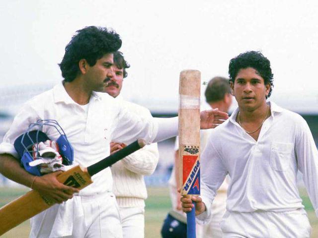 Sachin Tendulkar of India celebrates hitting 119 runs not out during the Second Test match against England played at Old Trafford, in Manchester, England. Sachin Tendulkar of India celebrates hitting 119 runs not out during the Second Test match against England played at Old Trafford, in Manchester, England.