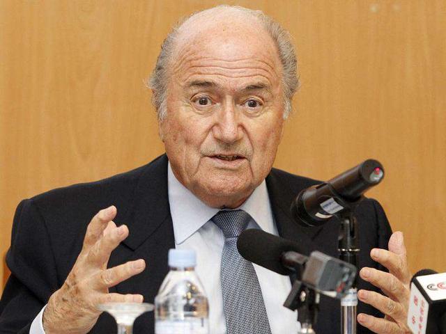 With-footballers-facing-allegations-of-racial-abuse-FIFA-President-Sepp-Blatter-sparked-an-angry-reaction-by-suggesting-that-playerscould-settle-the-matter-with-a-handshake