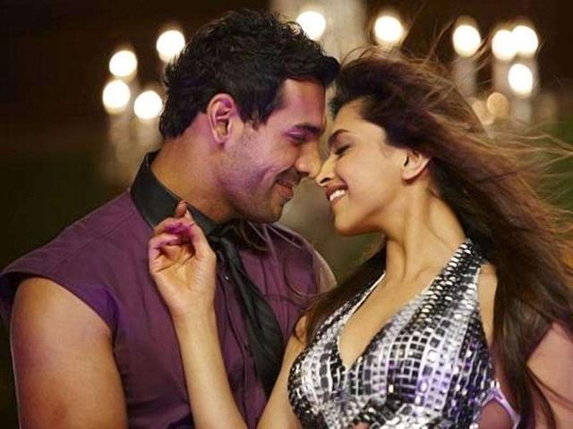 John-Deepika in a still from Desi Boyz.