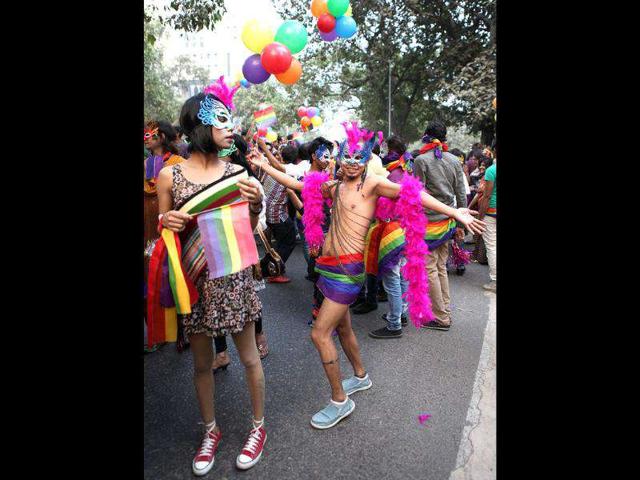 The-fourth-edition-of-the-Delhi-Queer-Pride-Parade-started-from-Barakambha-Road-and-moved-towards-Jantar-Mantar-and-was-joined-by-hundreds The-fourth-edition-of-the-Delhi-Queer-Pride-Parade-started-from-Barakambha-Road-and-moved-towards-Jantar-Mantar-and-was-joined-by-hundreds