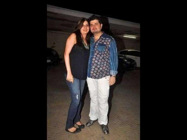Ace photographer Daboo Ratnani with wife Nyrah.