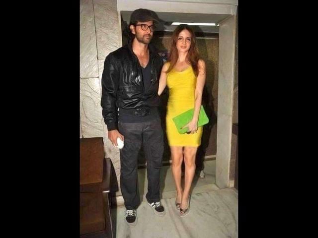 Hrithik Roshan with wife Suzanne, wished Arjun Rampal on his 39th birthday.