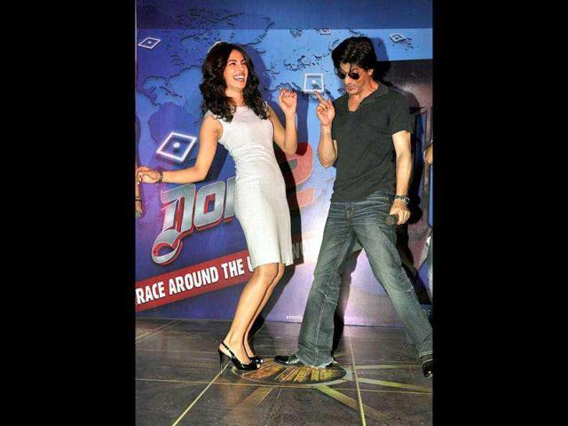 Shaking a leg or two, Piggy Chops and SRK.