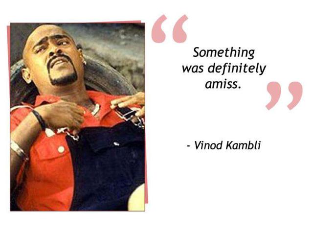 Former Indian cricketer Vinod Kambli created quite a flutter while claiming that there was something amiss in India's loss in the '96 world cup semi final versus Sri Lanka.