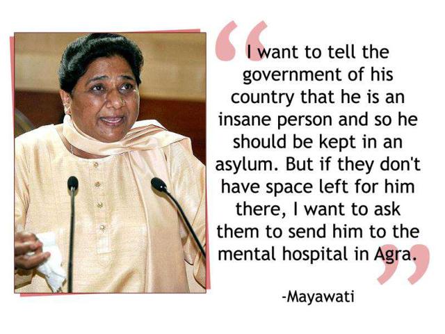 Uttar Pradesh chief minister Mayawati took a dig at Julian Assange after he released an embassy's cable, which disclosed that when she needed a new sandal, a jet flew to Mumbai to retrieve her preferred brand, costing the state exchequer Rs 10 lakh.