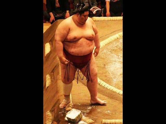 Japanese-sumo-wrestler-Yamamotoyama