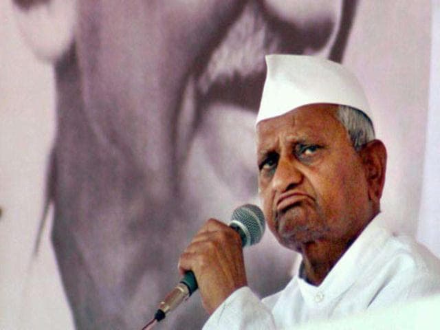Anna unhappy with govt over Lokpal failure