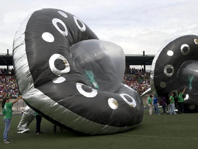Solar-balloons-in-the-shape-of-UFOs-are-seen-at-the-Sabaneta-Municipality-s-stadium-southern-Medellin-Colombia-AFP-Photo
