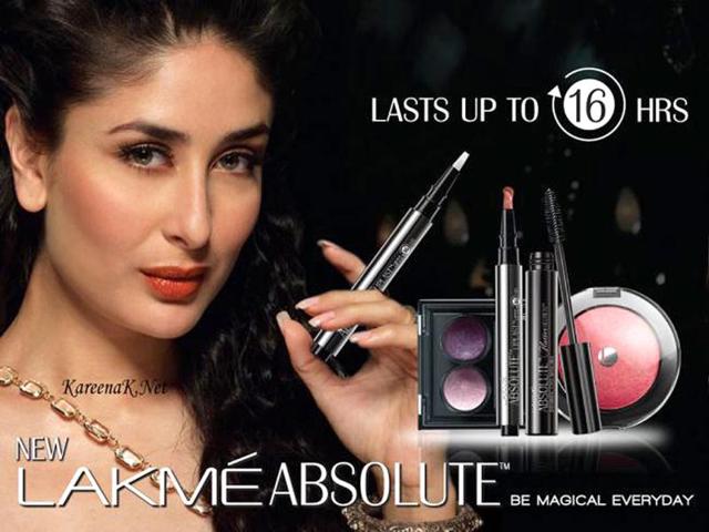 Kareena Kapoor looks haute in orange make-up.