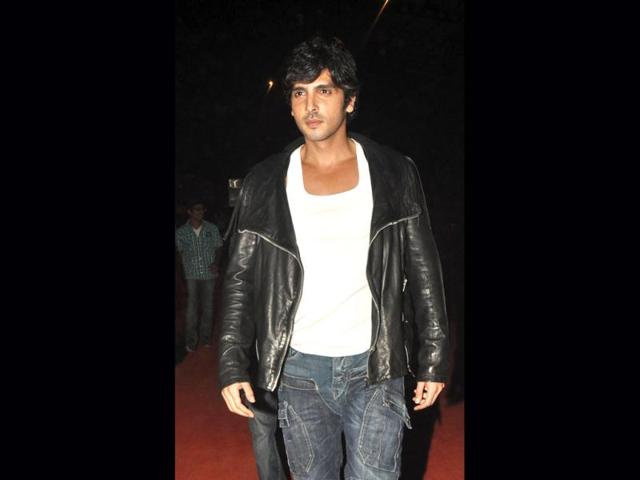 Zayed Khan at the Mumbai police event.
