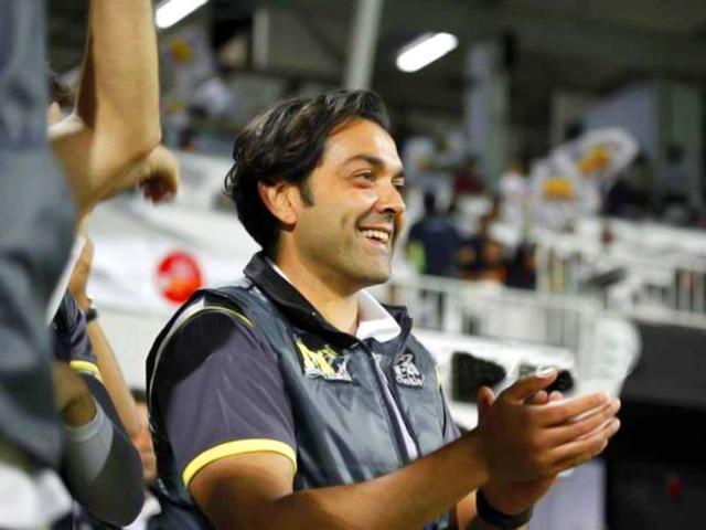 Bobby Deol was also present at the match.