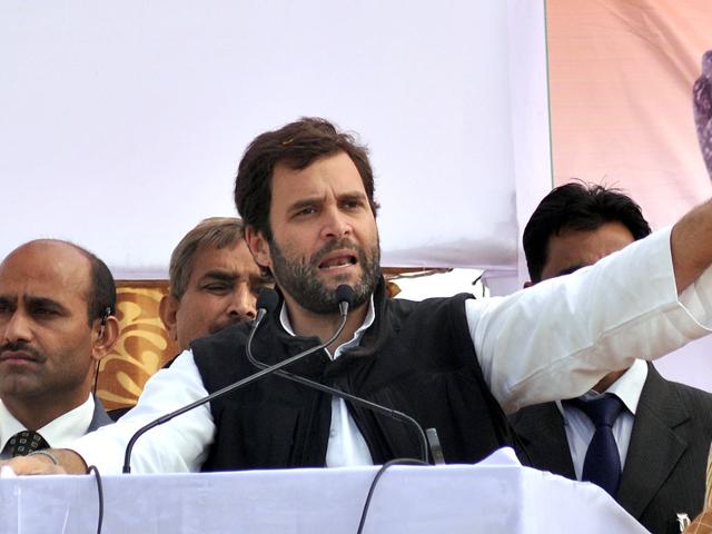 Congress-Party-general-secretary-Rahul-Gandhi-delivers-a-speech-during-a-public-campaign-meeting-in-Bara-Village-some-35km-from-Allahabad-State-assembly-elections-are-scheduled-in-five-Indian-states-and-will-be-held-on-January-30-AFP-Photo Congress-Party-general-secretary-Rahul-Gandhi-delivers-a-speech-during-a-public-campaign-meeting-in-Bara-Village-some-35km-from-Allahabad-State-assembly-elections-are-scheduled-in-five-Indian-states-and-will-be-held-on-January-30-AFP-Photo