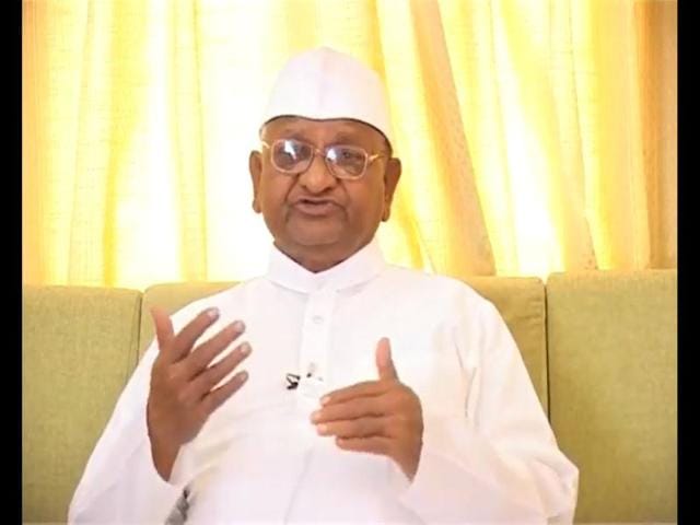 Anna-Hazare-delivers-his-election-message Anna-Hazare-delivers-his-election-message