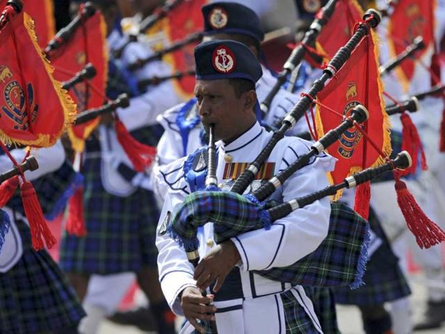 Sri Lankan traditional dancers perform during a ceremony to commemorate the island's 64th independence from Britain in the north central town of Anuradhapura. AFP