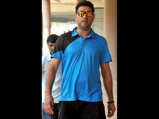 Yuvraj-Singh-The-news-of-a-malignant-tumour-which-was-was-revealed-on-Februrary-5-2012-between-his-lungs-shocked-the-all-rounder-s-friends-and-fans-The-player-is-currently-undergoing-treatment-in-the-US-and-will-be-able-to-resume-training-in-May-his-doctor-said-File-photo-AFP Yuvraj-Singh-The-news-of-a-malignant-tumour-which-was-was-revealed-on-Februrary-5-2012-between-his-lungs-shocked-the-all-rounder-s-friends-and-fans-The-player-is-currently-undergoing-treatment-in-the-US-and-will-be-able-to-resume-training-in-May-his-doctor-said-File-photo-AFP