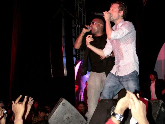 Bombay Rockers perform during the event. (HT Photo/Mahadev Thakur)