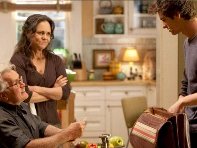 The film also stars Martin Sheen (Ben Parker) and Sally Fields (May Parker) as Parker's aunt and uncle.