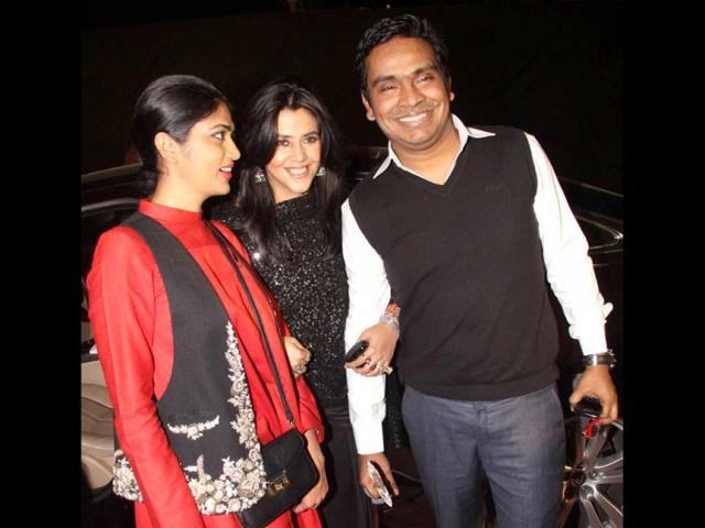 Soap queen turned director Ekta Kapoor at the Stardust awards.