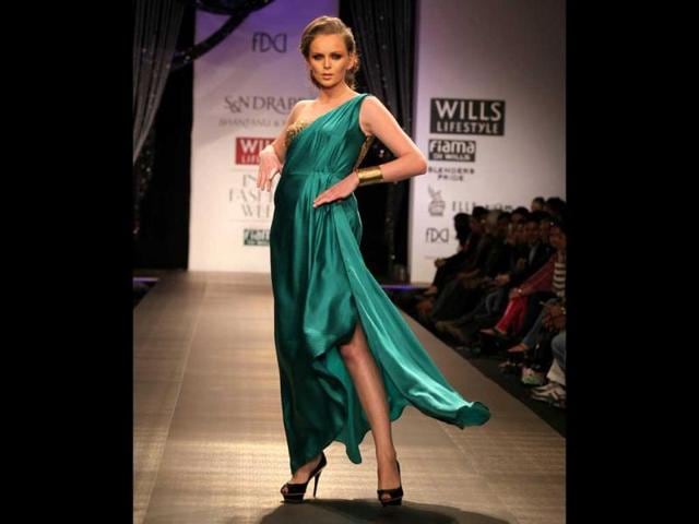 Olga Rymarenko was among the 11 new female faces that were chosen at the all-India model auditions for Wills Lifestyle India Fashion Week last year.