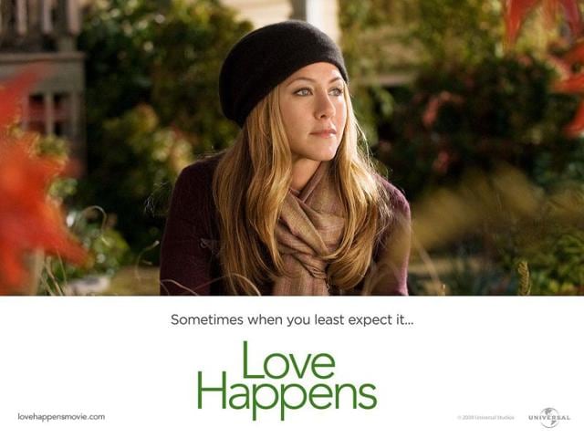 Aniston also starred alongside Aaron Eckhart in Love Happens.