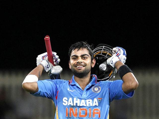 Virat-Kohli-celebrates-hitting-the-winning-runs-as-he-and-Sureish-Raina-took-his-team-to-victory-over-Sri-Lanka-in-their-one-day-international-cricket-match-in-Hobart-Australia-AP-Chris-Crerar Virat-Kohli-celebrates-hitting-the-winning-runs-as-he-and-Sureish-Raina-took-his-team-to-victory-over-Sri-Lanka-in-their-one-day-international-cricket-match-in-Hobart-Australia-AP-Chris-Crerar