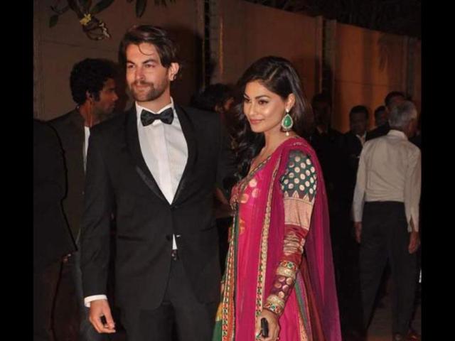Neil Nitin Mukesh with a friend.