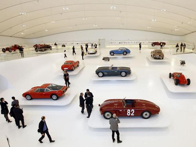 A general view shows the Casa Enzo Ferrari museum during a media preview in Modena. (Reuters/Alessandro Bianchi)