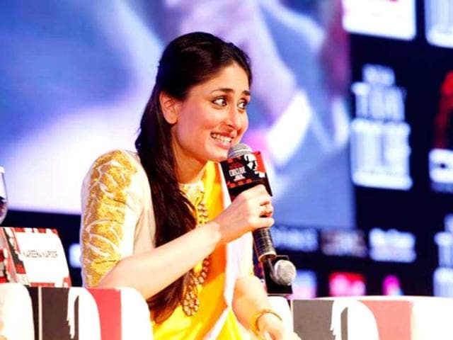 Kareena Kapoor speaks at the event. Kareena Kapoor speaks at the event.