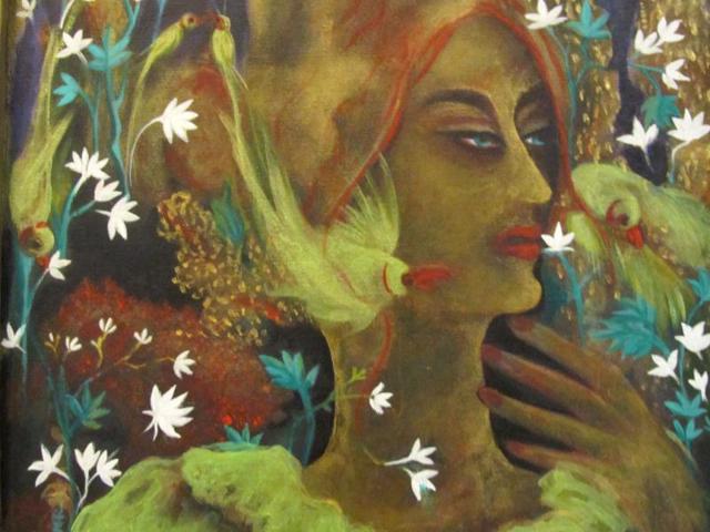 Manju's work also speaks about women power.