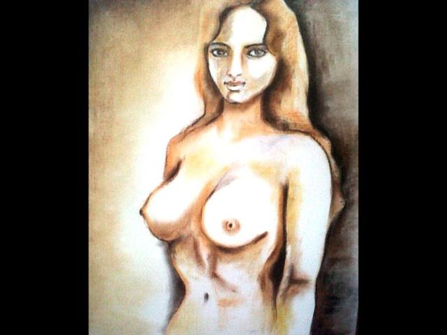 About her art, Meenakshi says: "People might look at it as nudes but when I look at it, it's just a beautiful woman."