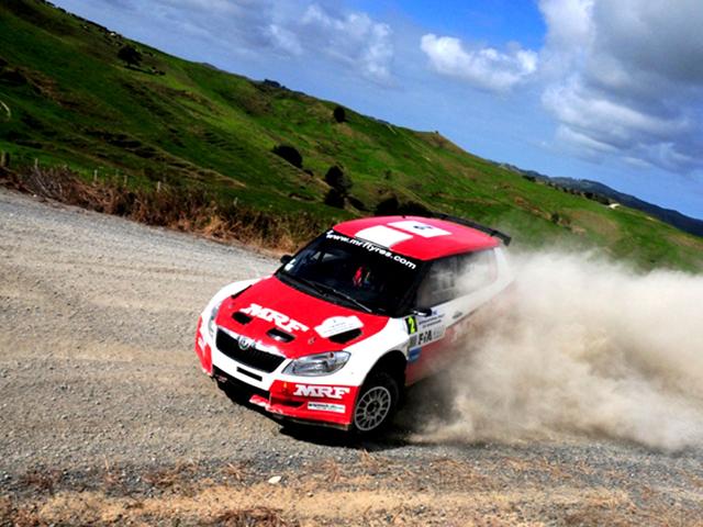 MRF-s-Chris-Atkinson-holds-a-comfortable-lead-over-Proton-s-Per-Gunnar-Andersson-going-into-the-second-leg-of-the-Rally-Whangarei-Vinayak-Pande-HT-Photo MRF-s-Chris-Atkinson-holds-a-comfortable-lead-over-Proton-s-Per-Gunnar-Andersson-going-into-the-second-leg-of-the-Rally-Whangarei-Vinayak-Pande-HT-Photo