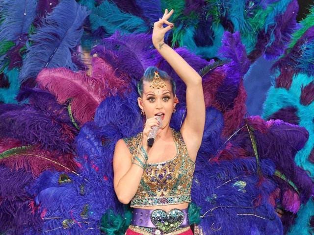US singer Katy Perry performs during the opening ceremony of the 5th edition of Indian Premier League in Chennai. PTI Photo/IPL/SPORTZPICS