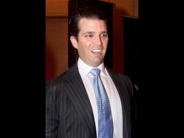 Donald Trump Jr, son of American businessman and real estate tycoon Donald J Trump, is seen during the 8th Hotel Investment Conference-South Asia 2012 in Mumbai. PTI/Mitesh Bhuvad
